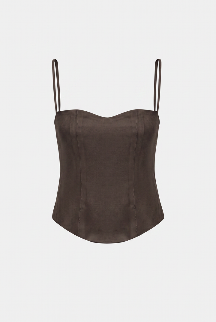 BETTE CHOCOLATE BROWN CORSET