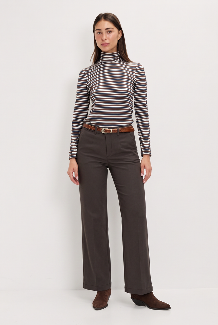 AUDREY CLASSIC CHOCOLATE BROWN PANTS