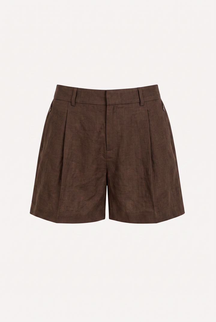 JUNE CHOCOLATE BROWN SHORT PANTS