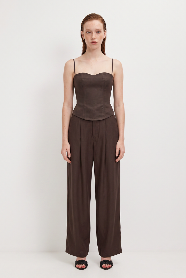 BETTE CHOCOLATE BROWN CORSET