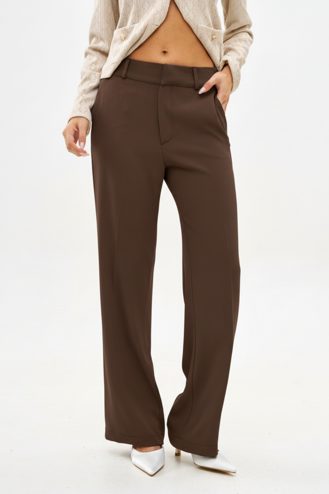 OPRAH CHOCOLATE BROWN PANTS