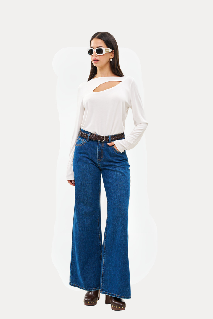 SUPER WIDE LEG JEANS