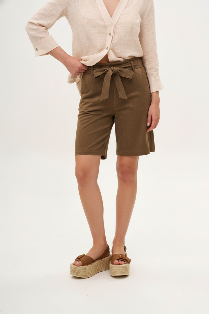 Suede Bermuda