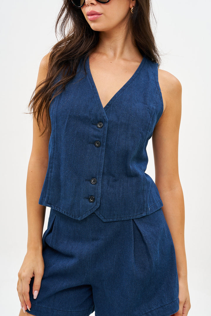 LORI JEANS VEST