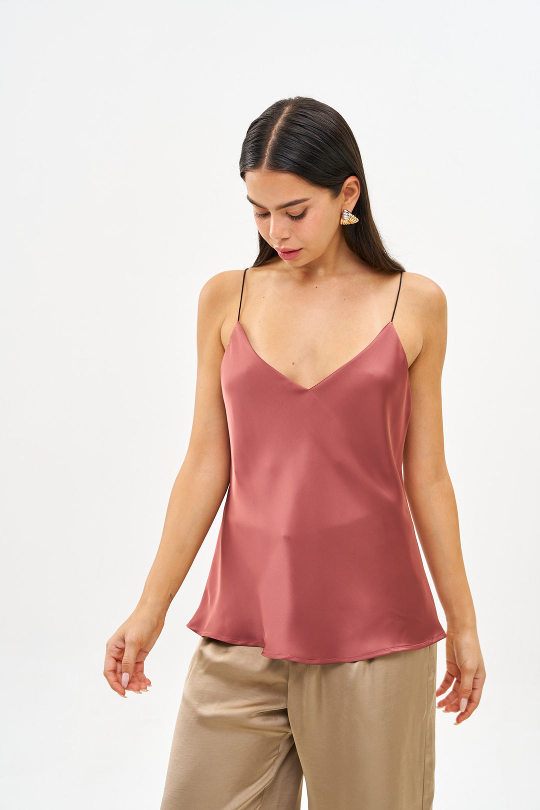 TYRA SMOKED BURGUNDY TOP