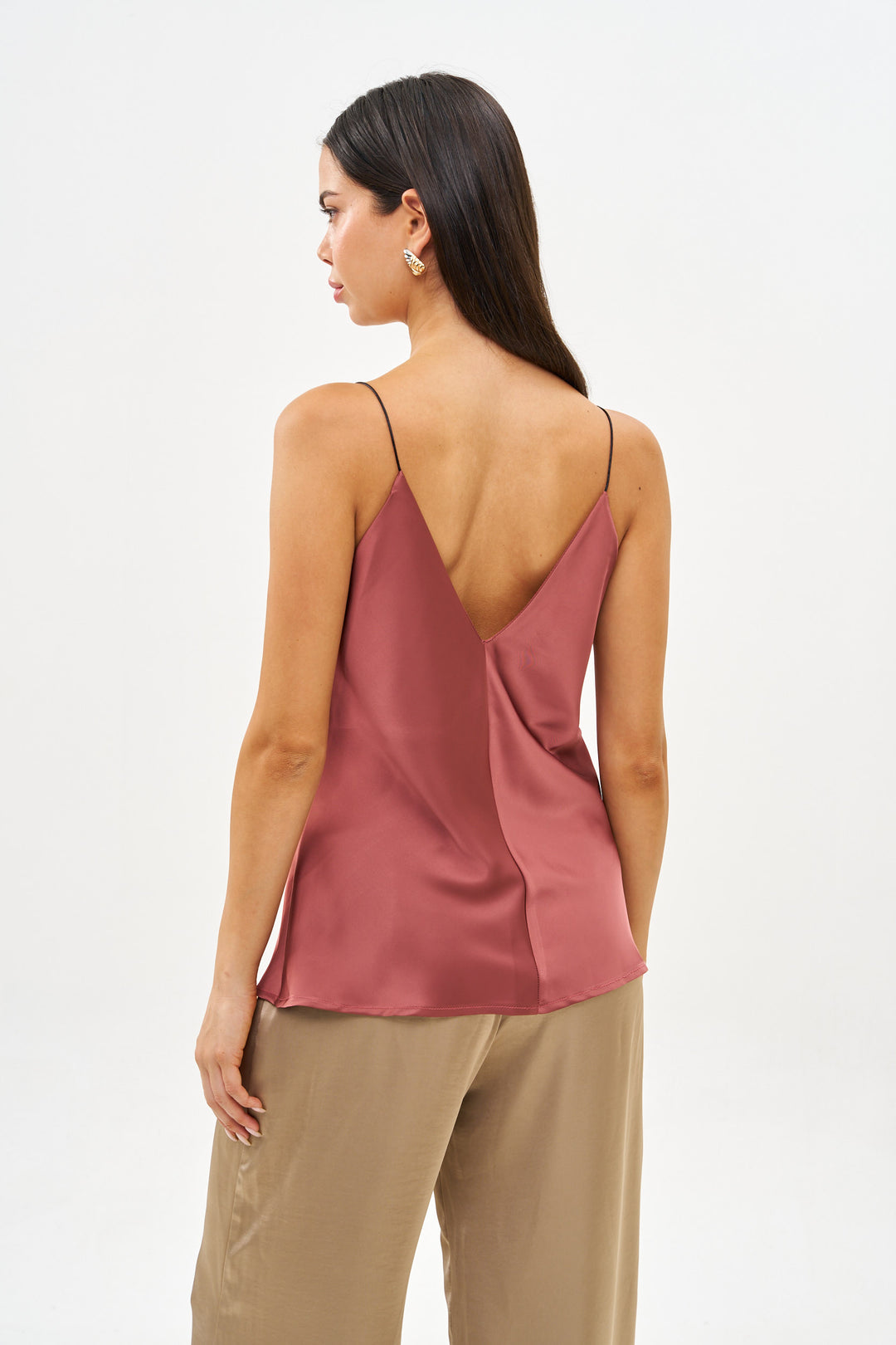 TYRA SMOKED BURGUNDY TOP