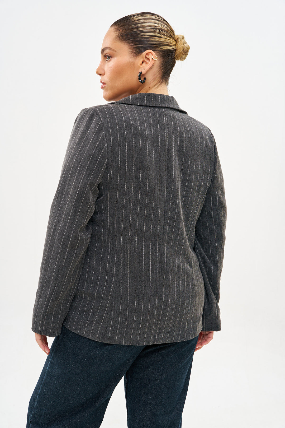 ALICIA  CLASIC DARK GRAY JACKET