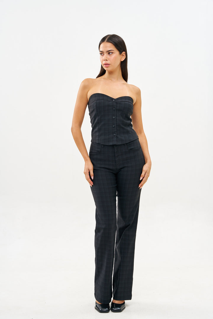 MICHELLA BLACK STRAPLESS