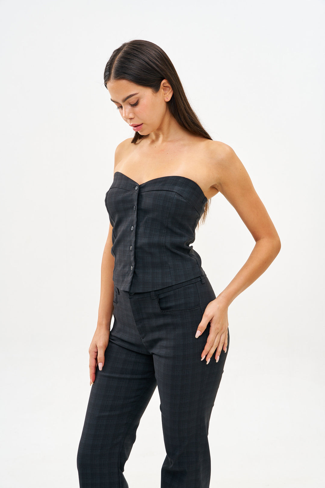 MICHELLA BLACK STRAPLESS