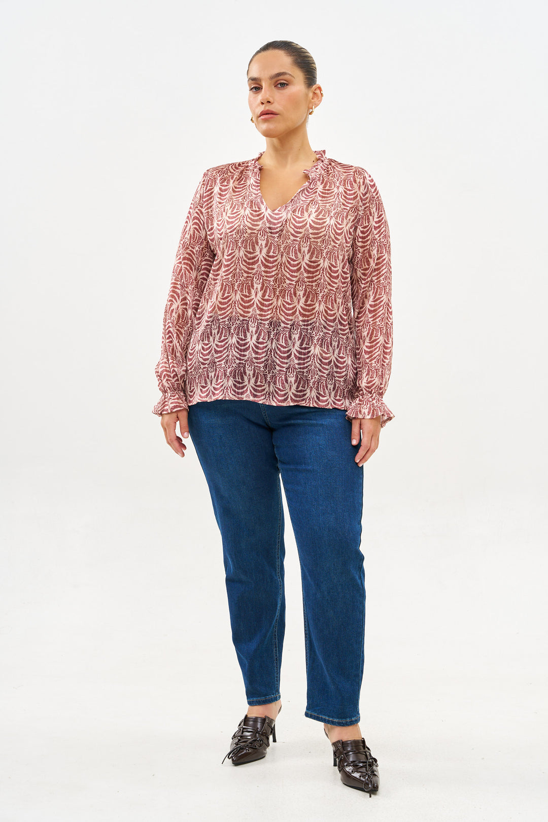 MEGHAN LIGHT OLIVE SHIRT