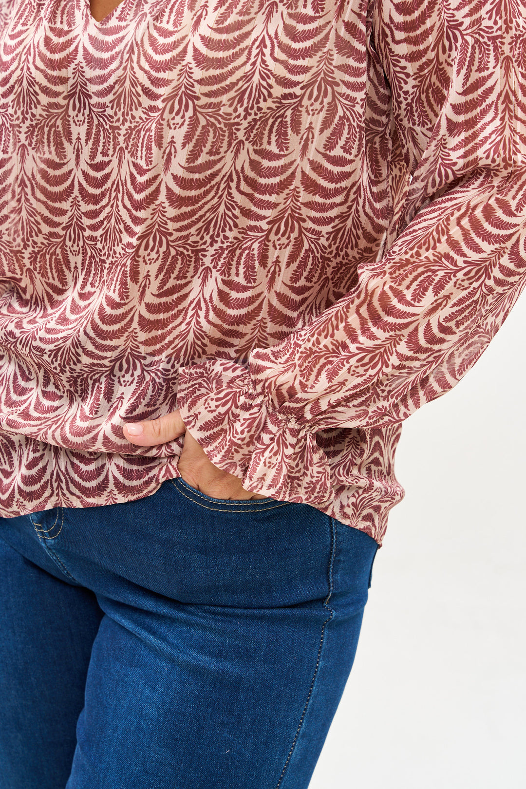 MEGHAN RED WINE SHIRT