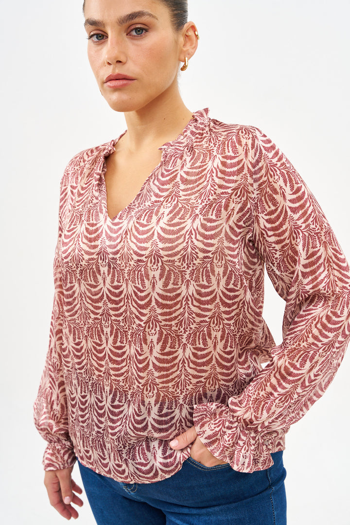 MEGHAN LIGHT OLIVE SHIRT