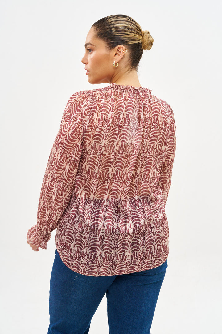 MEGHAN RED WINE SHIRT