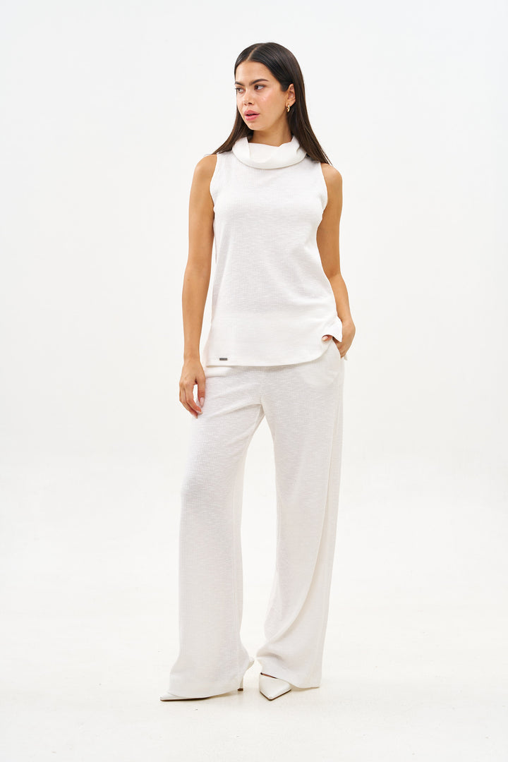 NOA KNIT WHITE PANTS