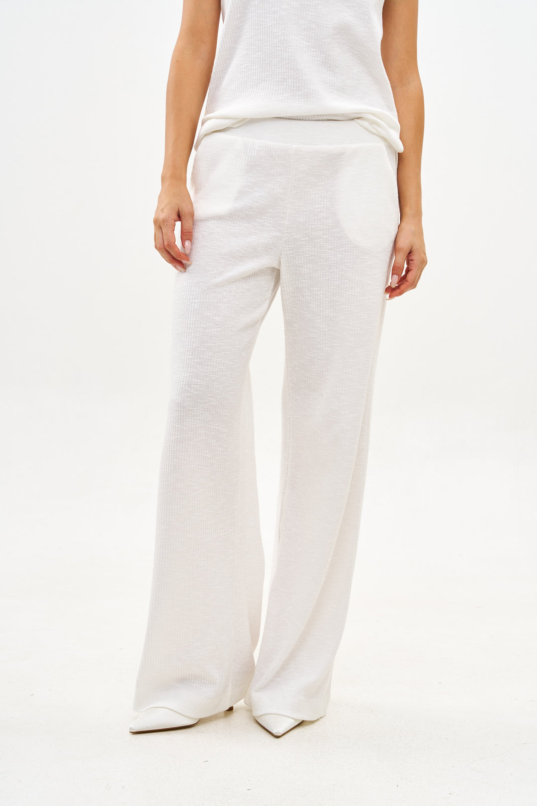 NOA KNIT WHITE PANTS