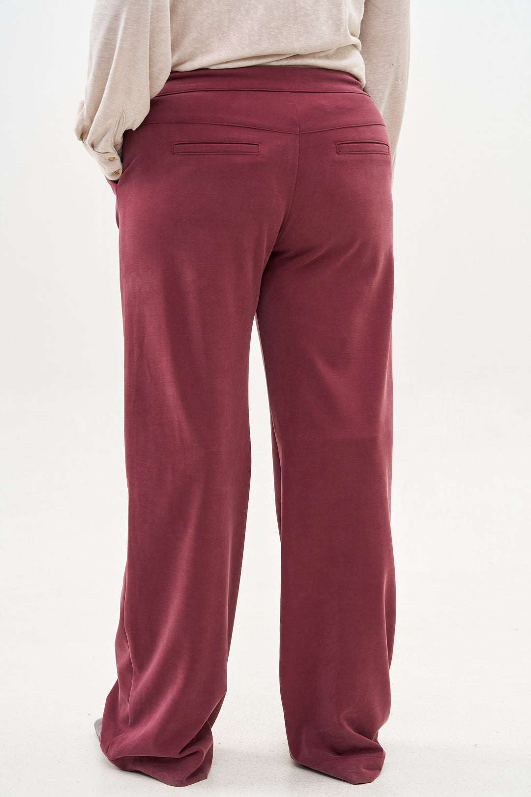 JERSEY BURGUNDY PANTS