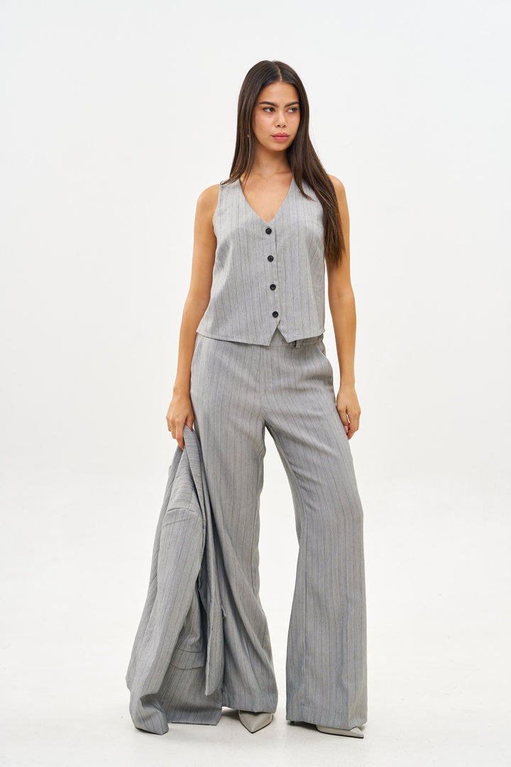 ALICIA CLASSIC LIGHT GRAY PANTS