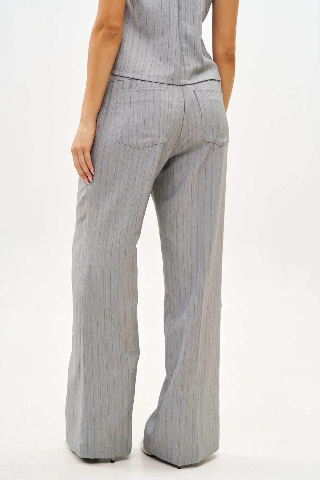 ALICIA CLASSIC LIGHT GRAY PANTS