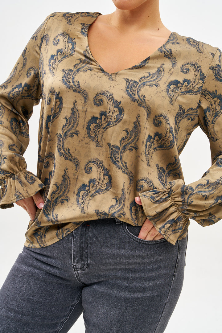 PAISLEY MUSTARD SHIRT