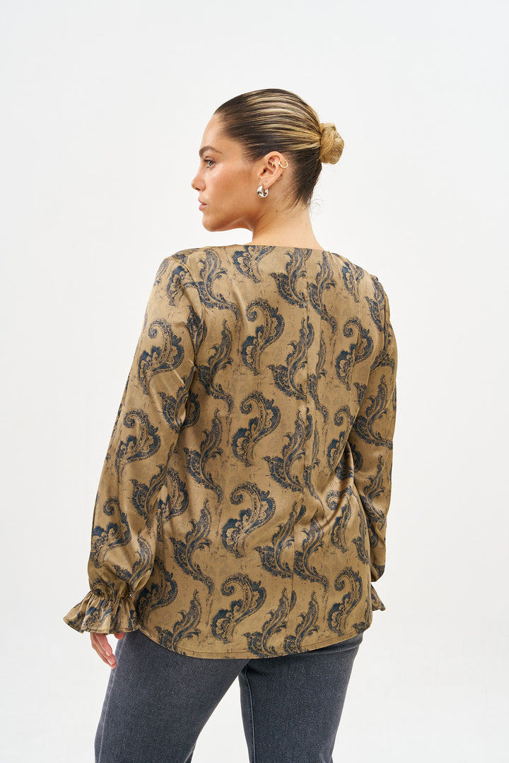 PAISLEY MUSTARD SHIRT