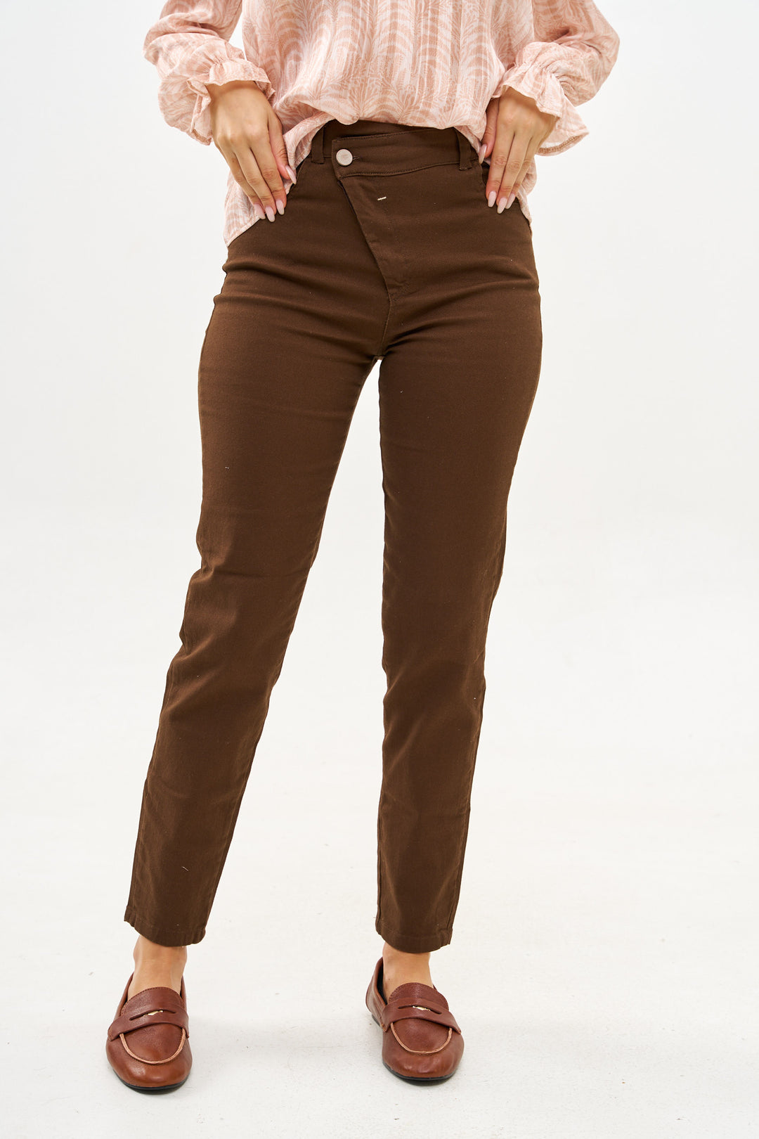 COCO CHOCOLATE BROWN DRIL PANTS