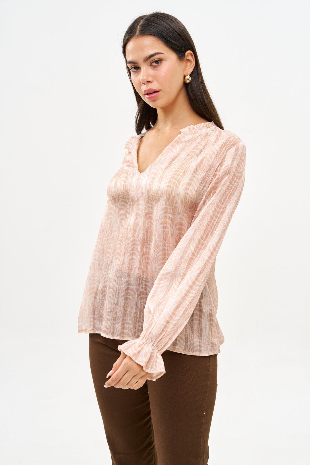 MEGHAN PEACH SHIRT