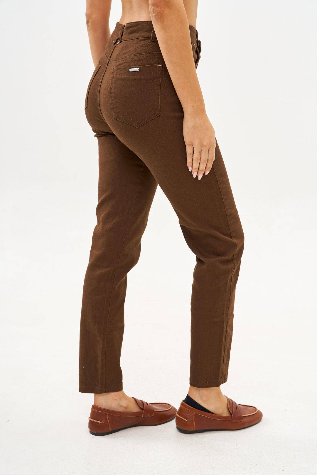 COCO CHOCOLATE BROWN DRIL PANTS