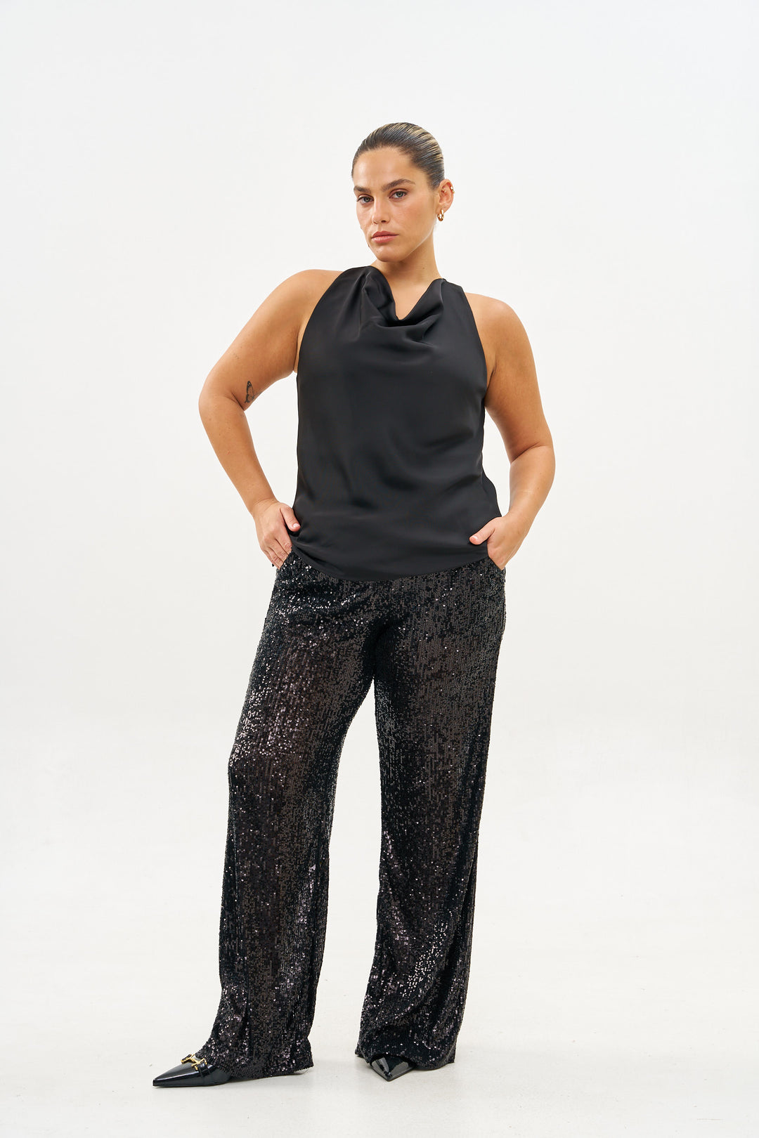 STAR BLACK PANTS