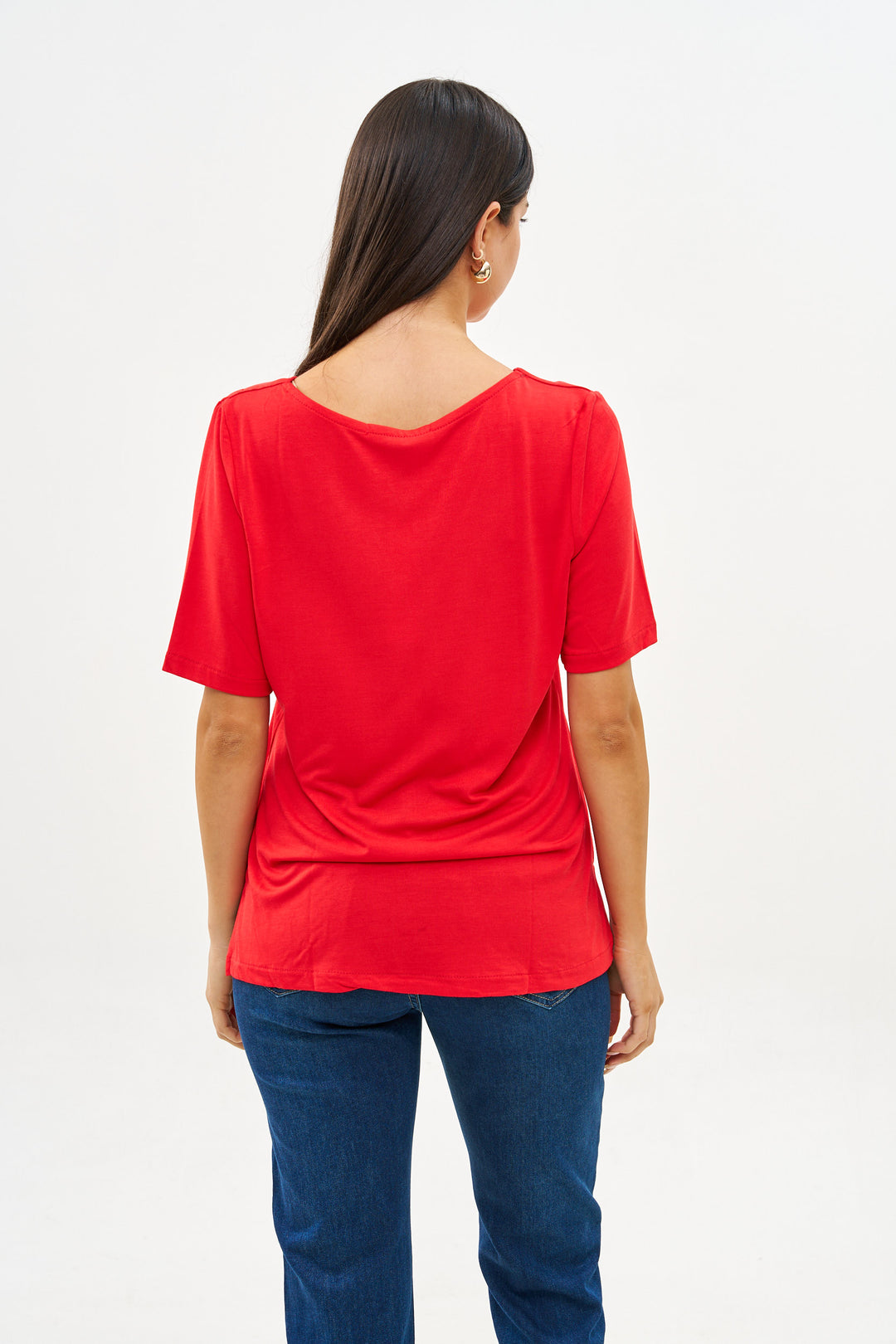 WANDA RED V-SHIRT
