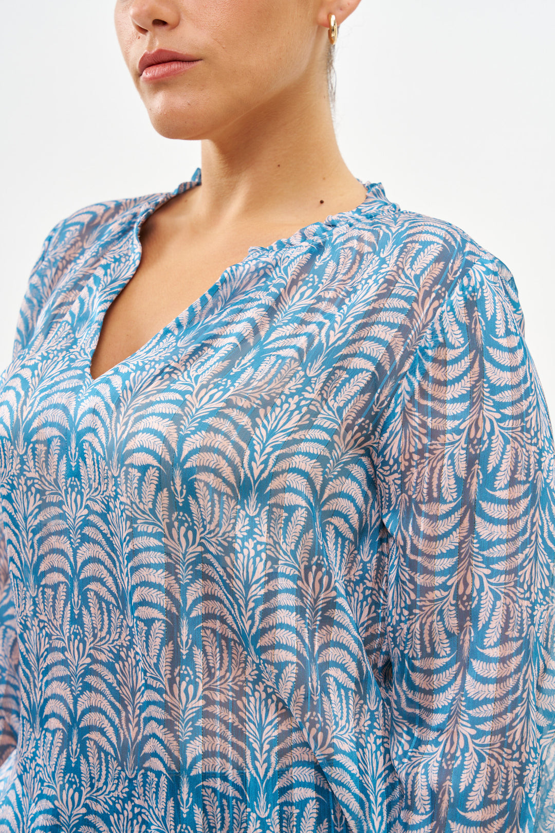 MEGHAN BLUE DENIM SHIRT