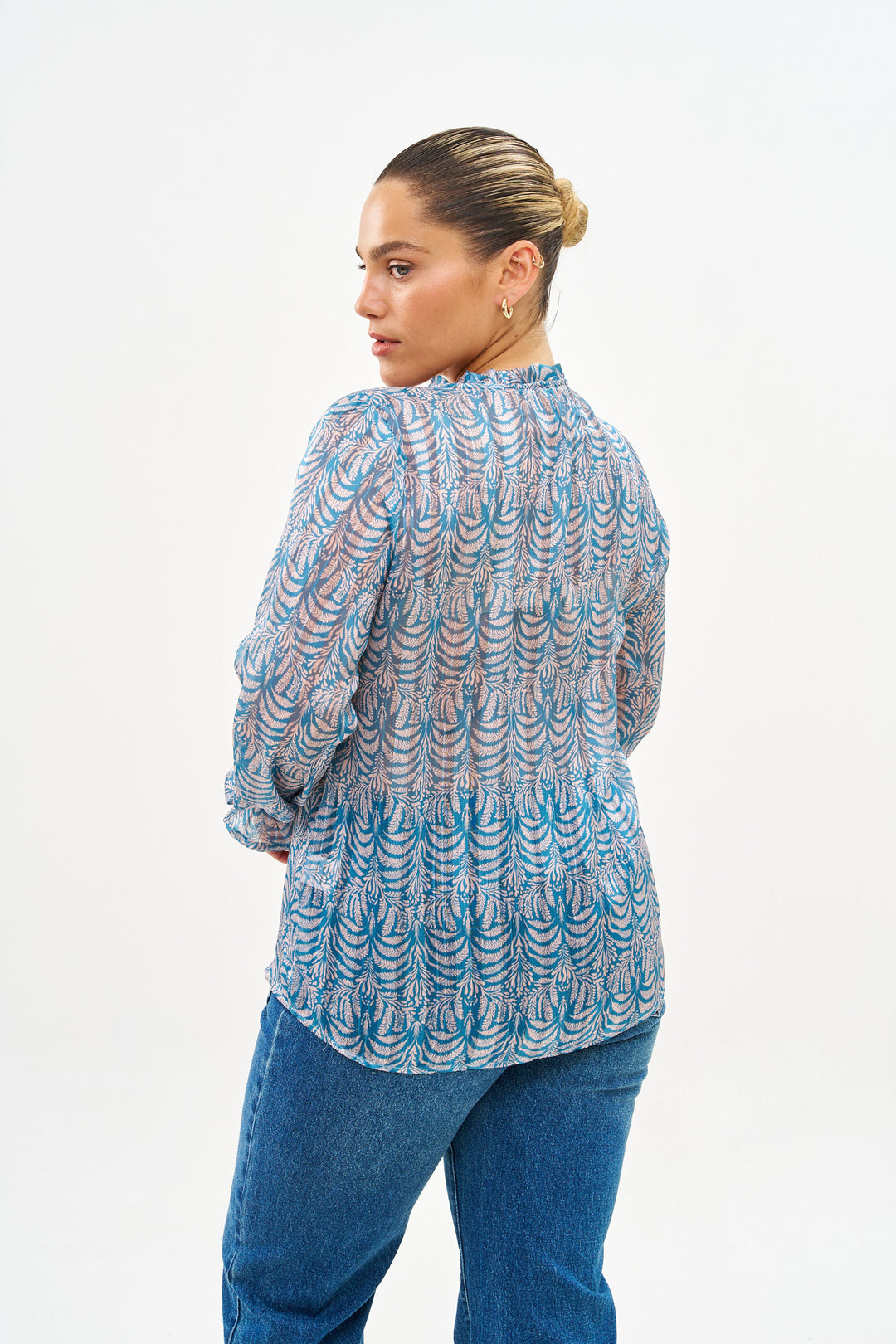 MEGHAN BLUE DENIM SHIRT