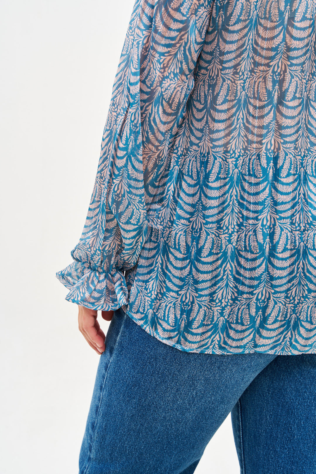 MEGHAN BLUE DENIM SHIRT