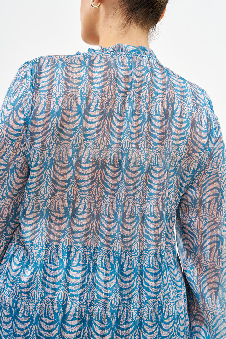 MEGHAN BLUE DENIM SHIRT