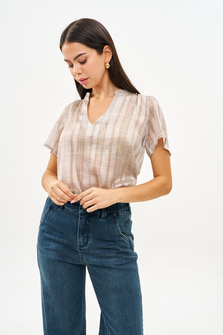 HELENY LIGHT OLIVE SHIRT