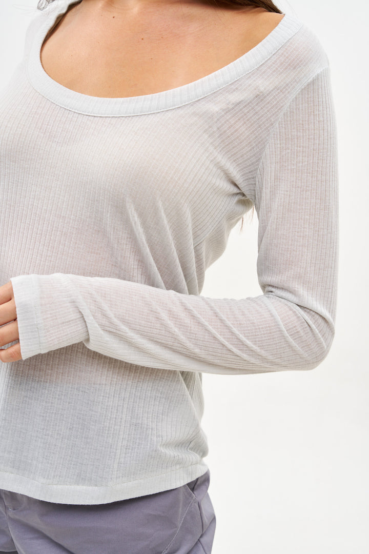 RITA LIGHT GREY T-SHIRT