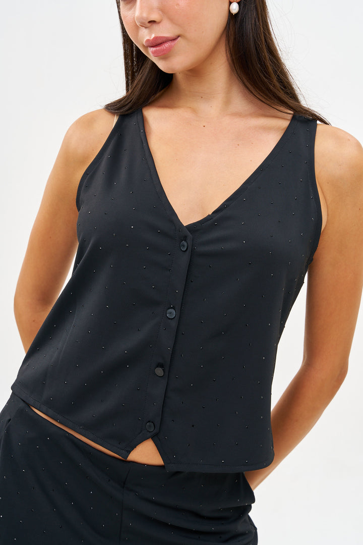 RENNE BLACK VEST