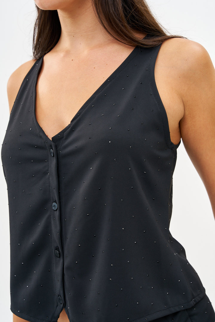 RENNE BLACK VEST
