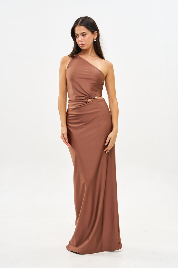VIVIENNE SIENA BROWN DRESS