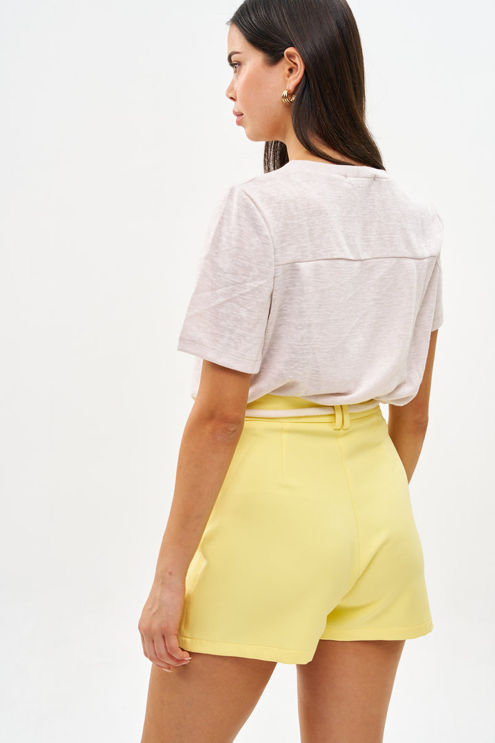 ARIANA YELLOW SKIRT-PANTS