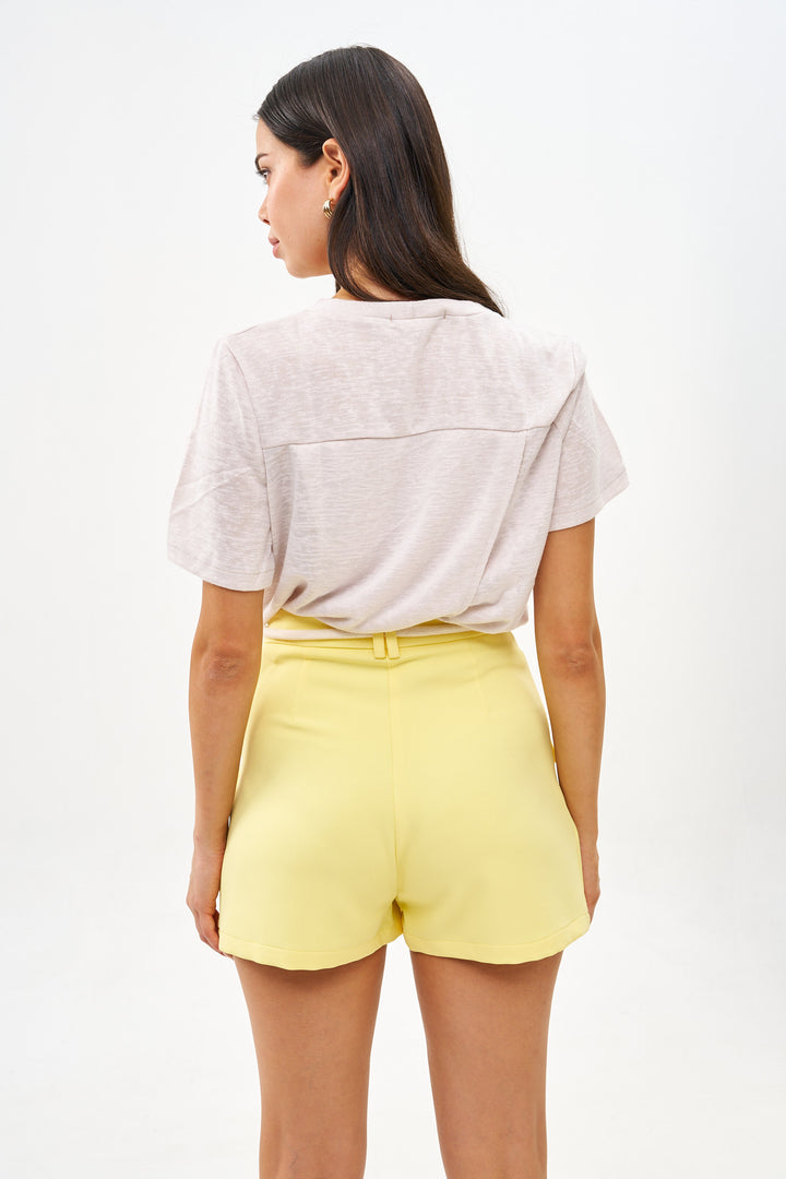 ARIANA YELLOW SKIRT-PANTS