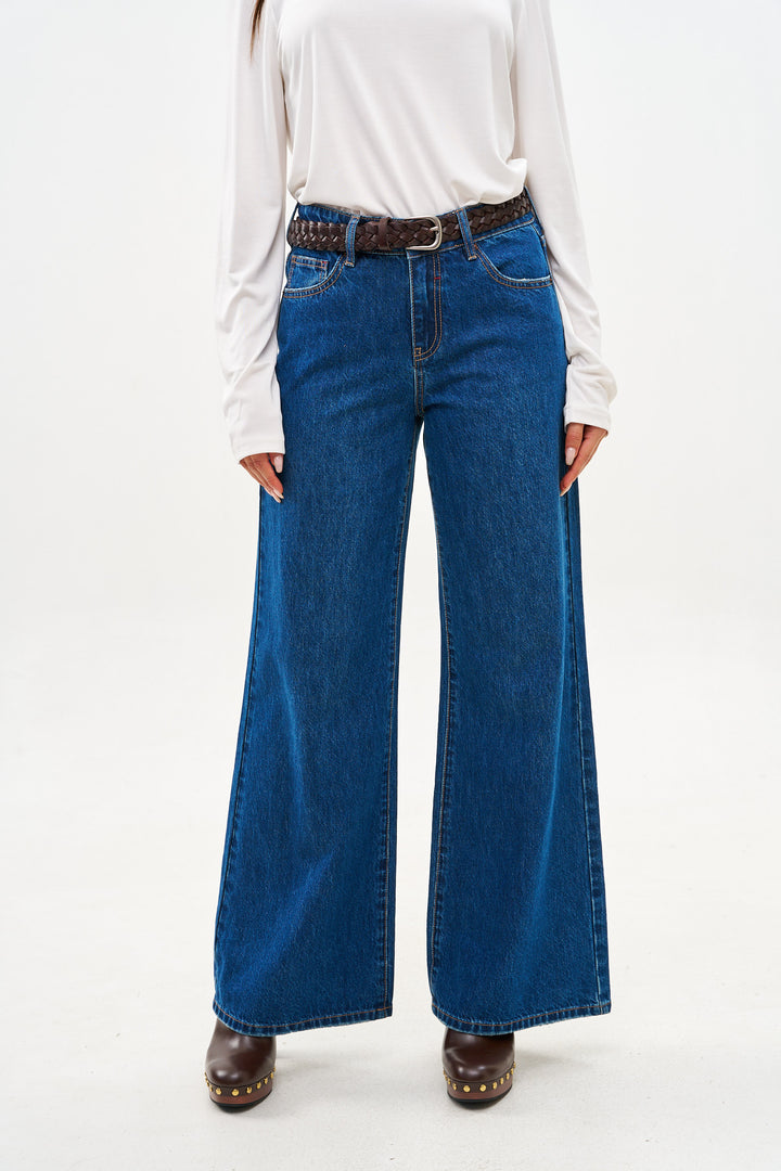 SUPER WIDE LEG JEANS