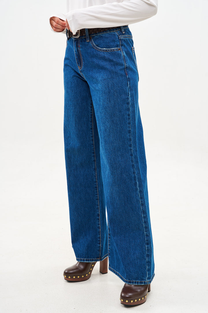 SUPER WIDE LEG JEANS