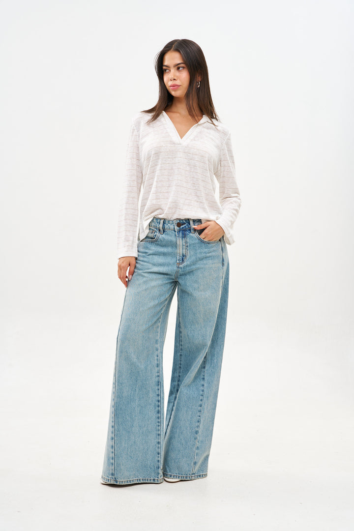 SUPER WIDE LEG JEANS