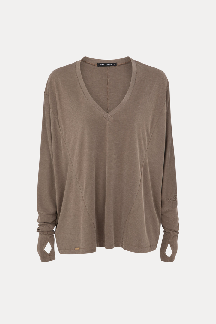 LINDA CHOCOLATE BROWN SHIRT