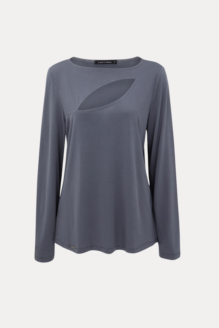 ELISSA DARK GREY SHIRT