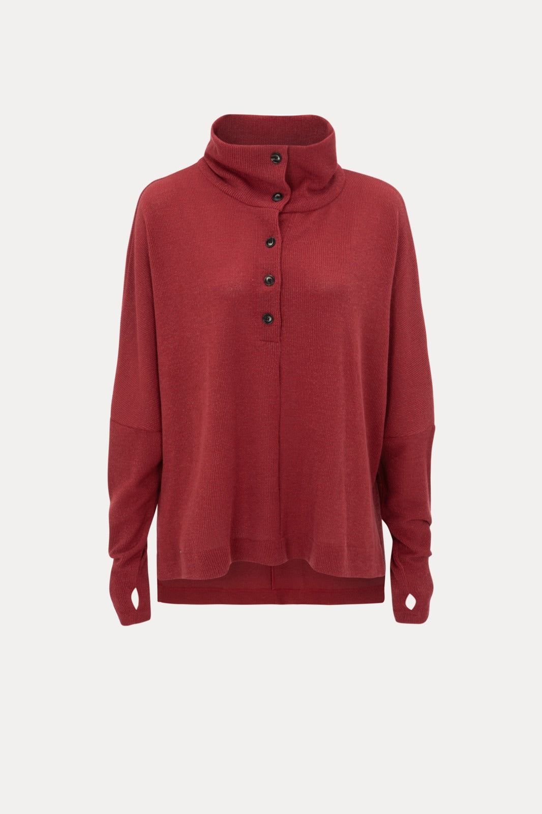 ERIKA KANIT BURGUNDY SHIRT