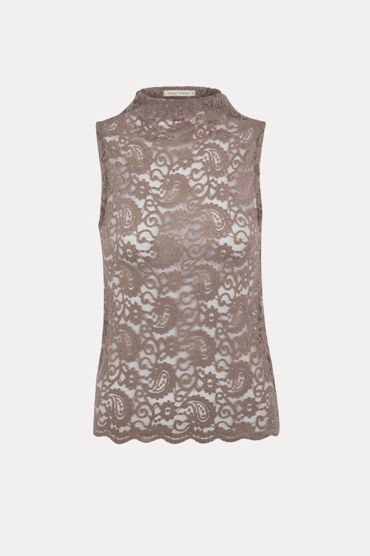 FAYE  MOCH LACE TOP