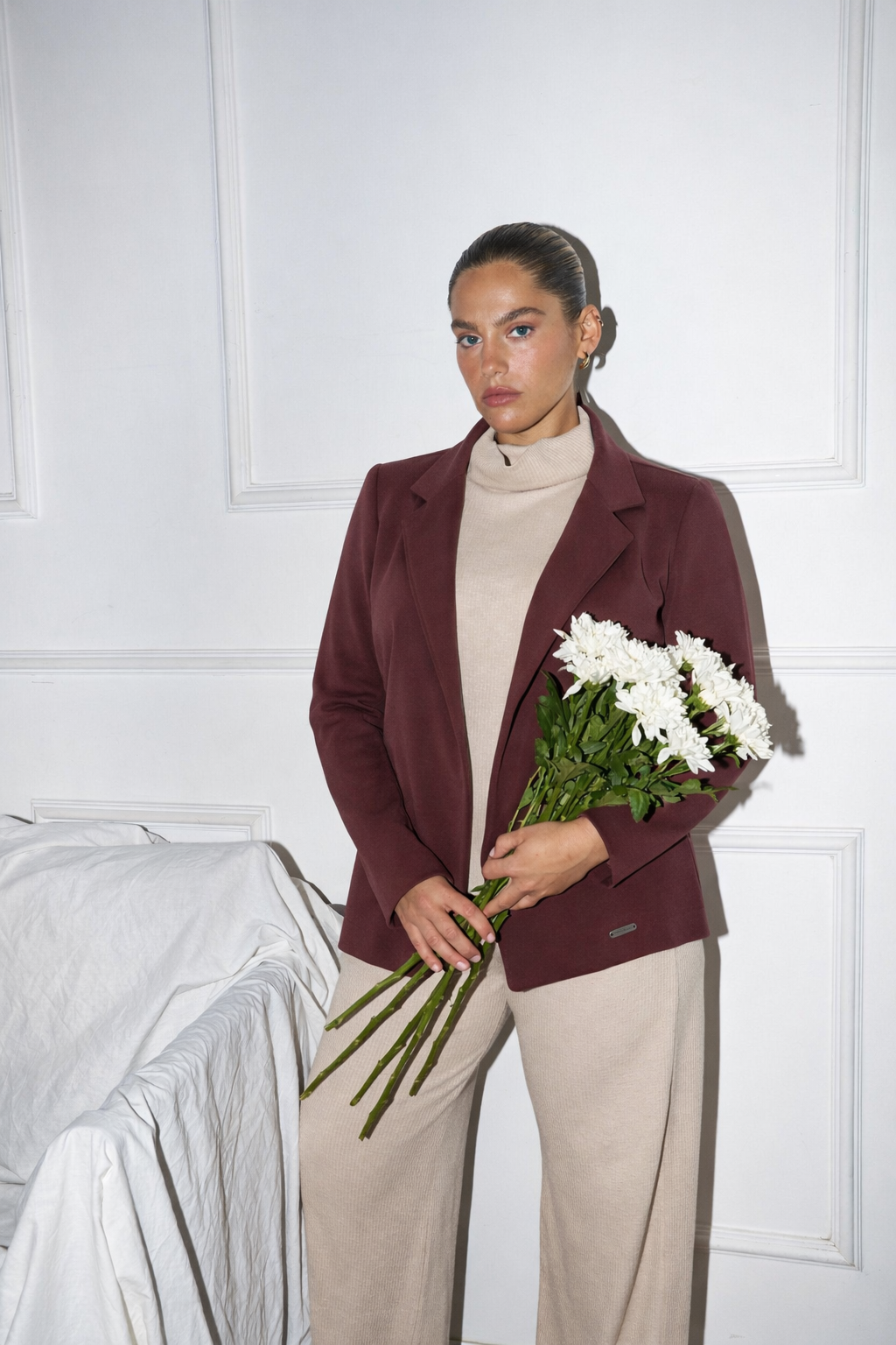 JERSEY BURGUNDY JACKET