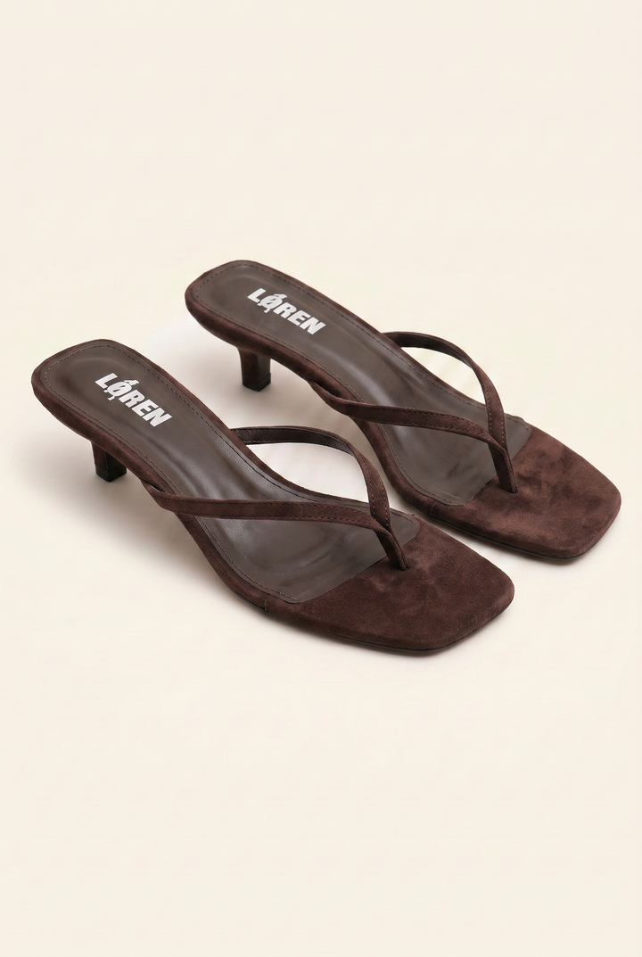 MIDNIGHT BROWN GRACE MULES