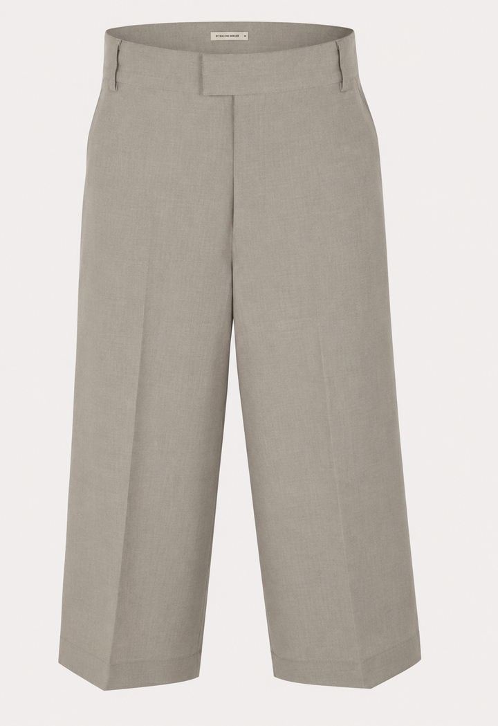 WIDE LEG GREEN  BERMUDA